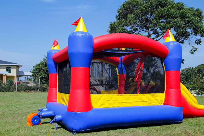 Bouncy castle fun at Maya Nature Resort.