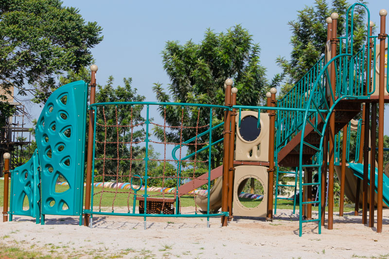 The children's playground at Maya Nature Resort.
