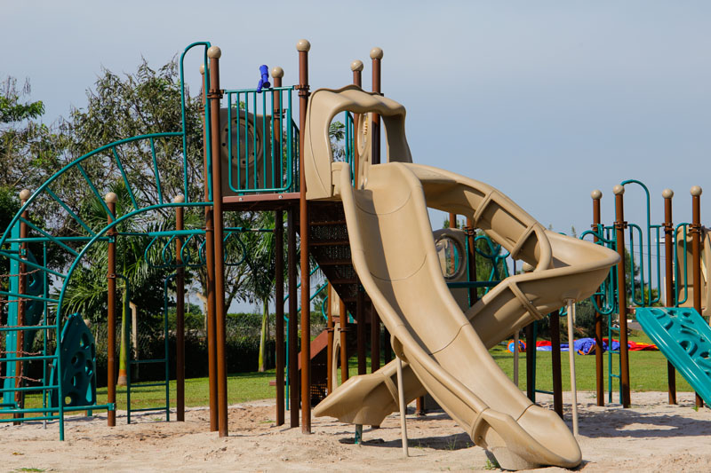 The play frame at Maya Nature Resort.