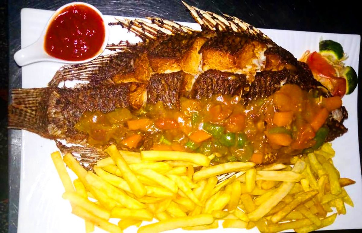 Main course dishes at Maya Nature Resort